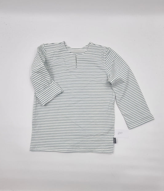 200 - Oversize Baumwolljersey Shirt - Ringel mint breit